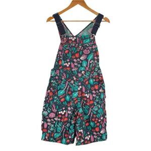 XXL Duluth's Veggie Print Heirloom Gardening Short Overalls
